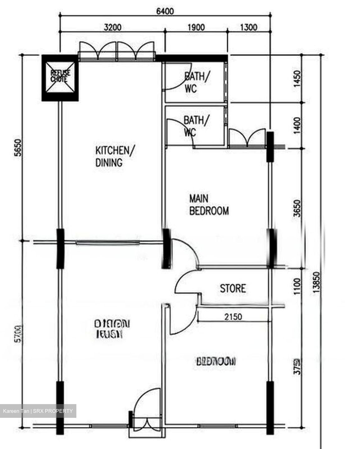 Blk 371 Clementi Avenue 4 (Clementi), HDB 3 Rooms #503087541
